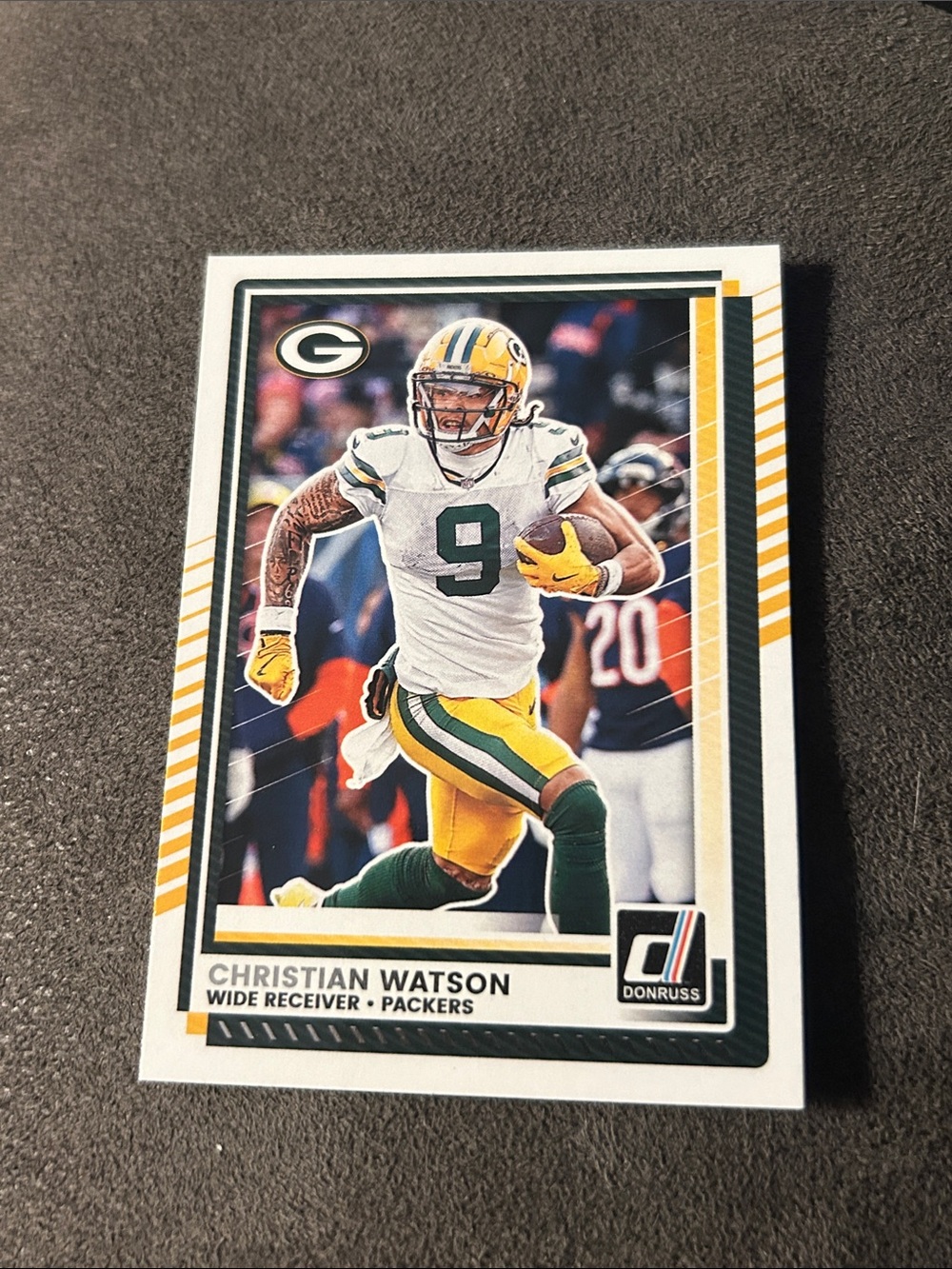 Panini Donruss Christian Watson Green Bay Packers Football Card